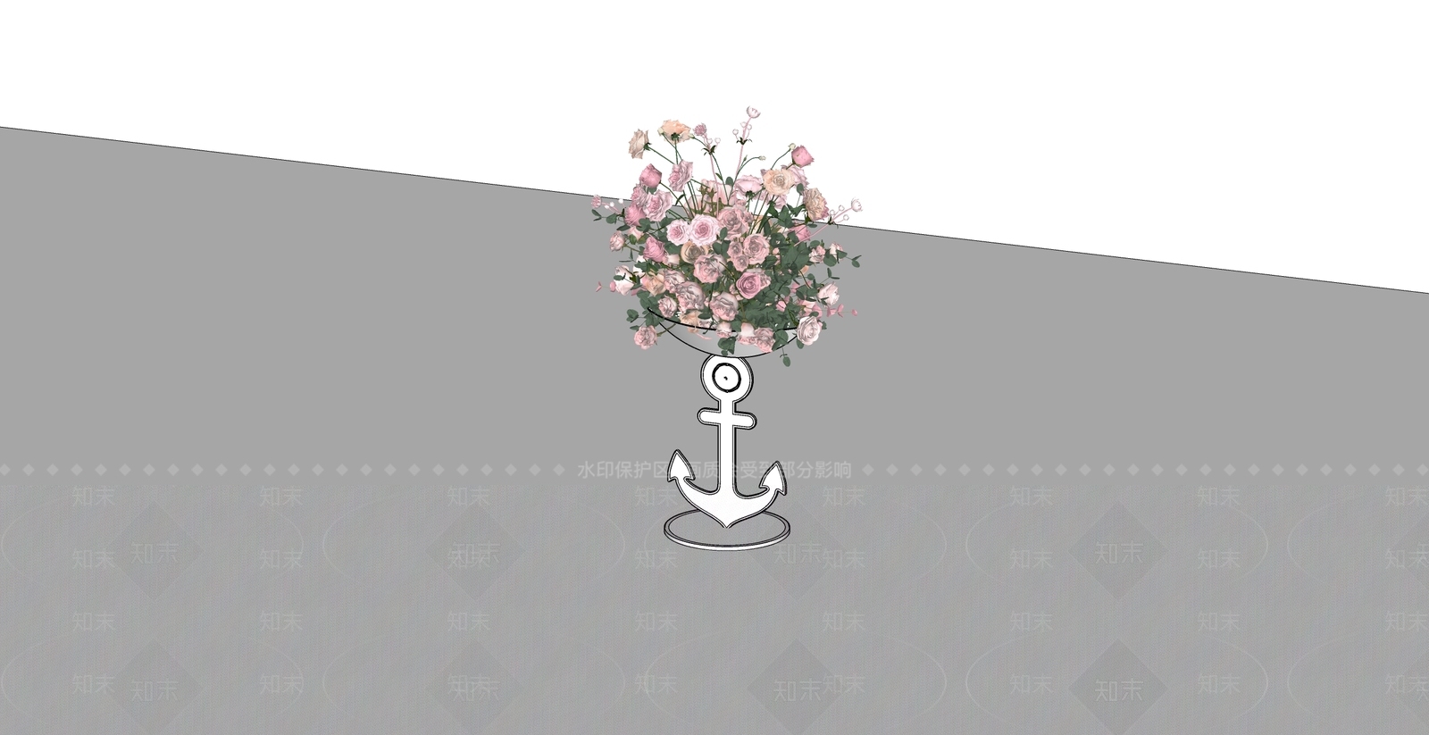 现代宴会厅SU模型下载【ID:1170955693】