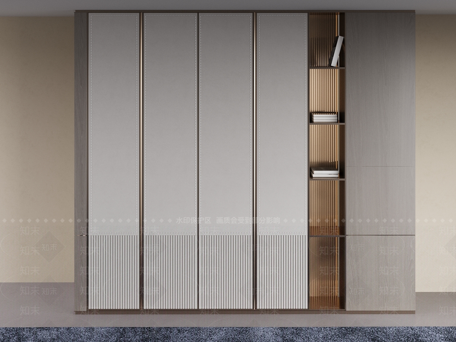 现代衣柜3D模型下载【ID:1170959361】