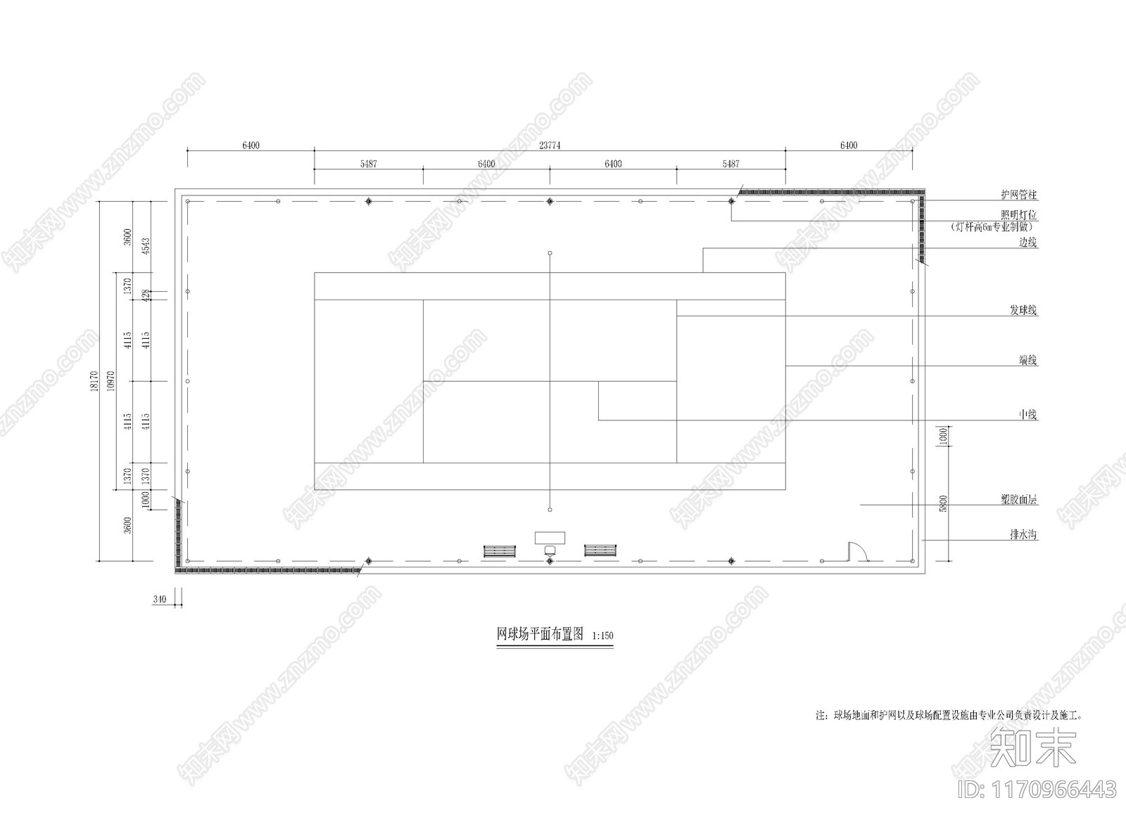现代其他景观cad施工图下载【ID:1170966443】
