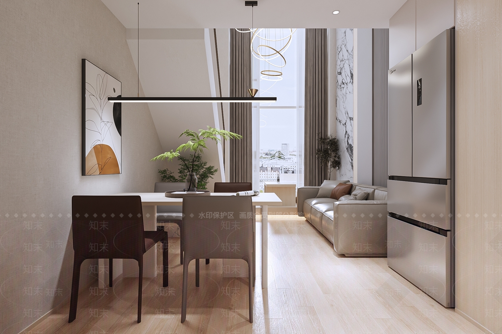 现代公寓3D模型下载【ID:1170968302】