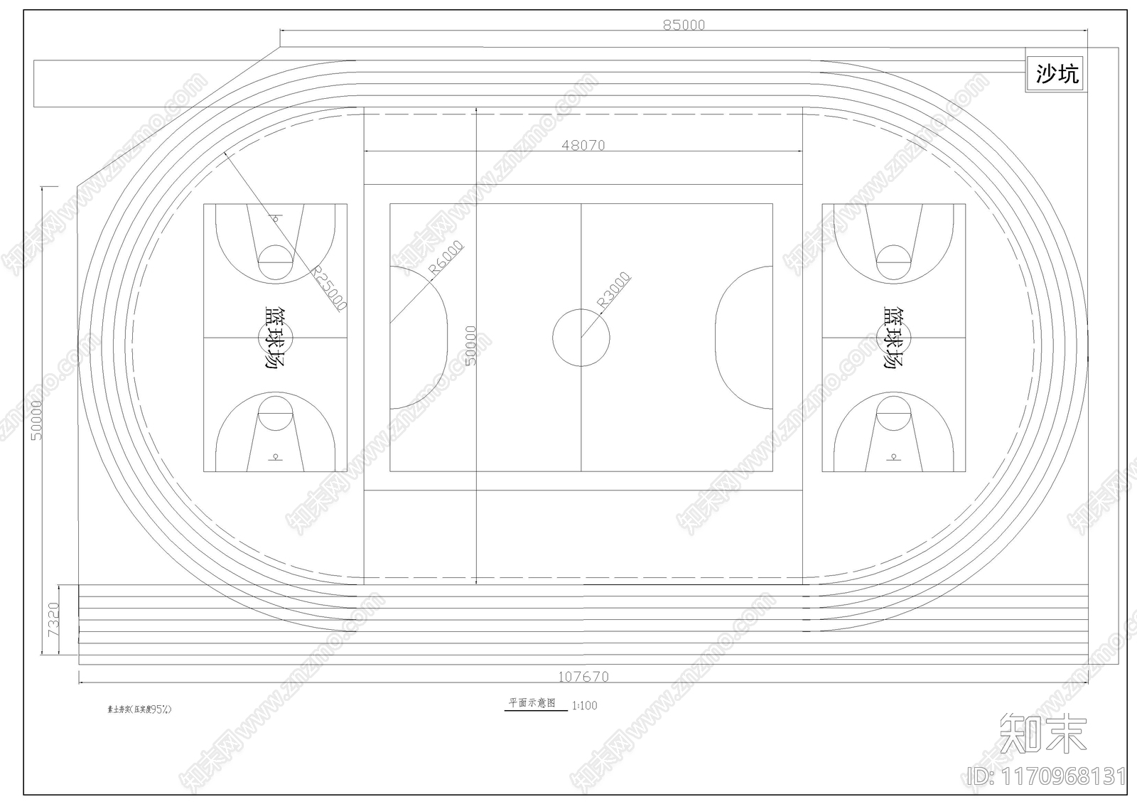 现代校园景观cad施工图下载【ID:1170968131】