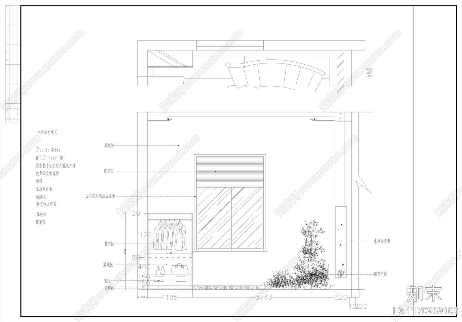 简欧别墅建筑cad施工图下载【ID:1170969103】