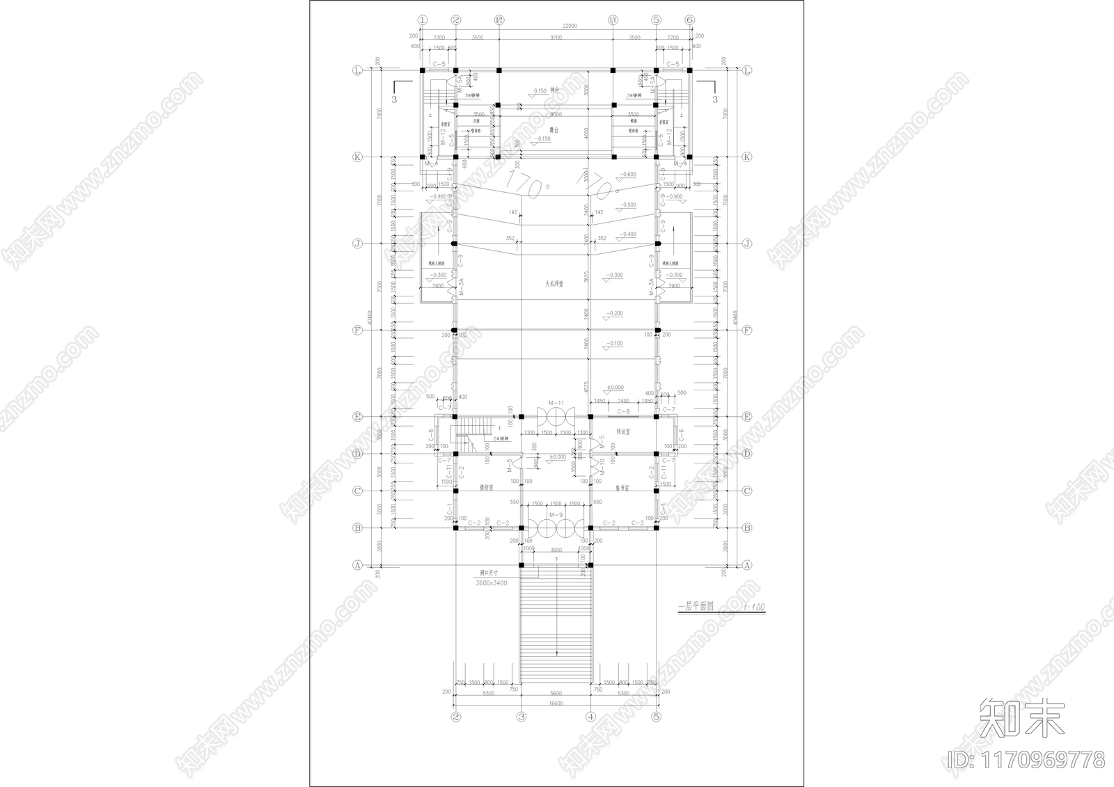 欧式其他建筑施工图下载【ID:1170969778】