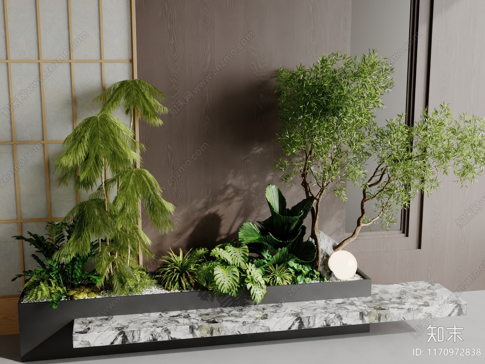 植物堆3D模型下载【ID:1170972838】