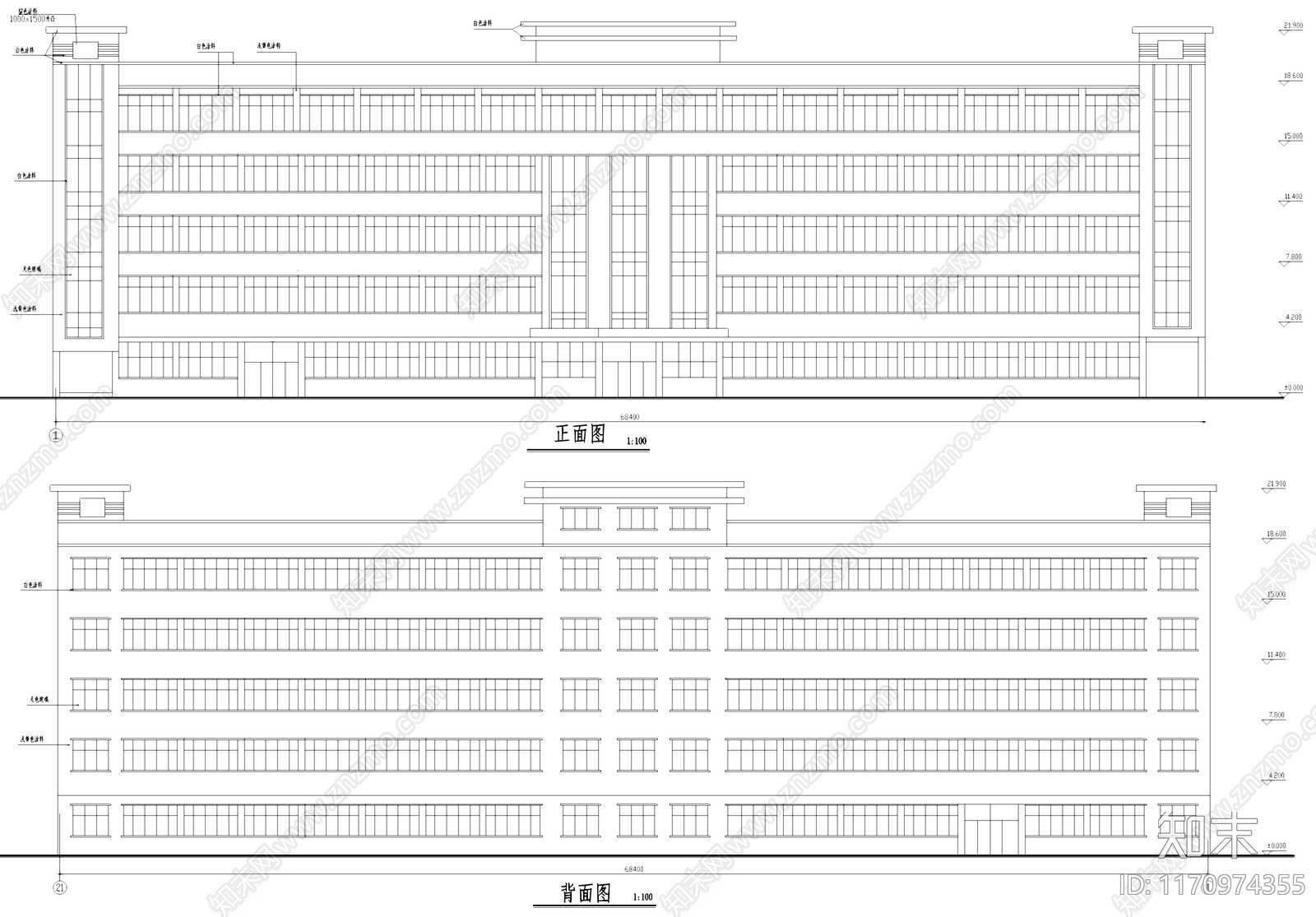 现代厂房施工图下载【ID:1170974355】