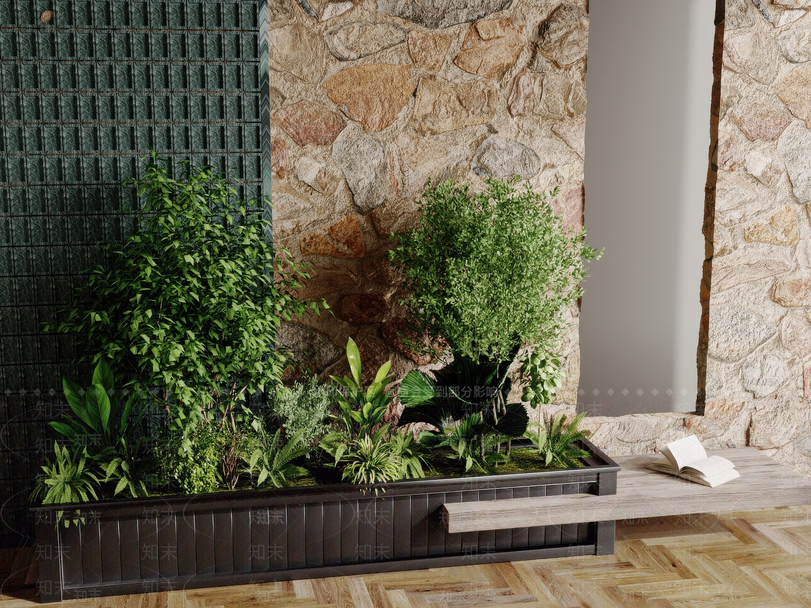 植物堆3D模型下载【ID:1170976696】