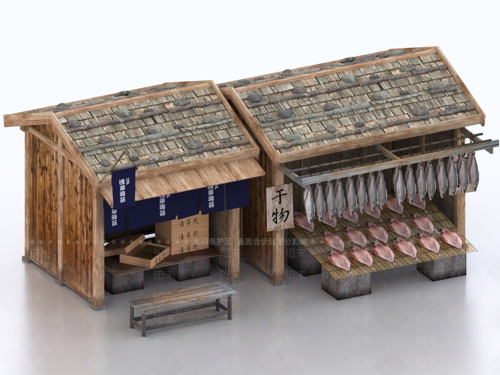 中式古建3D模型下载【ID:1170977798】
