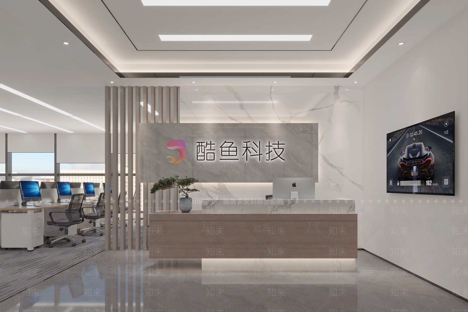 现代接待室3D模型下载【ID:1170986154】