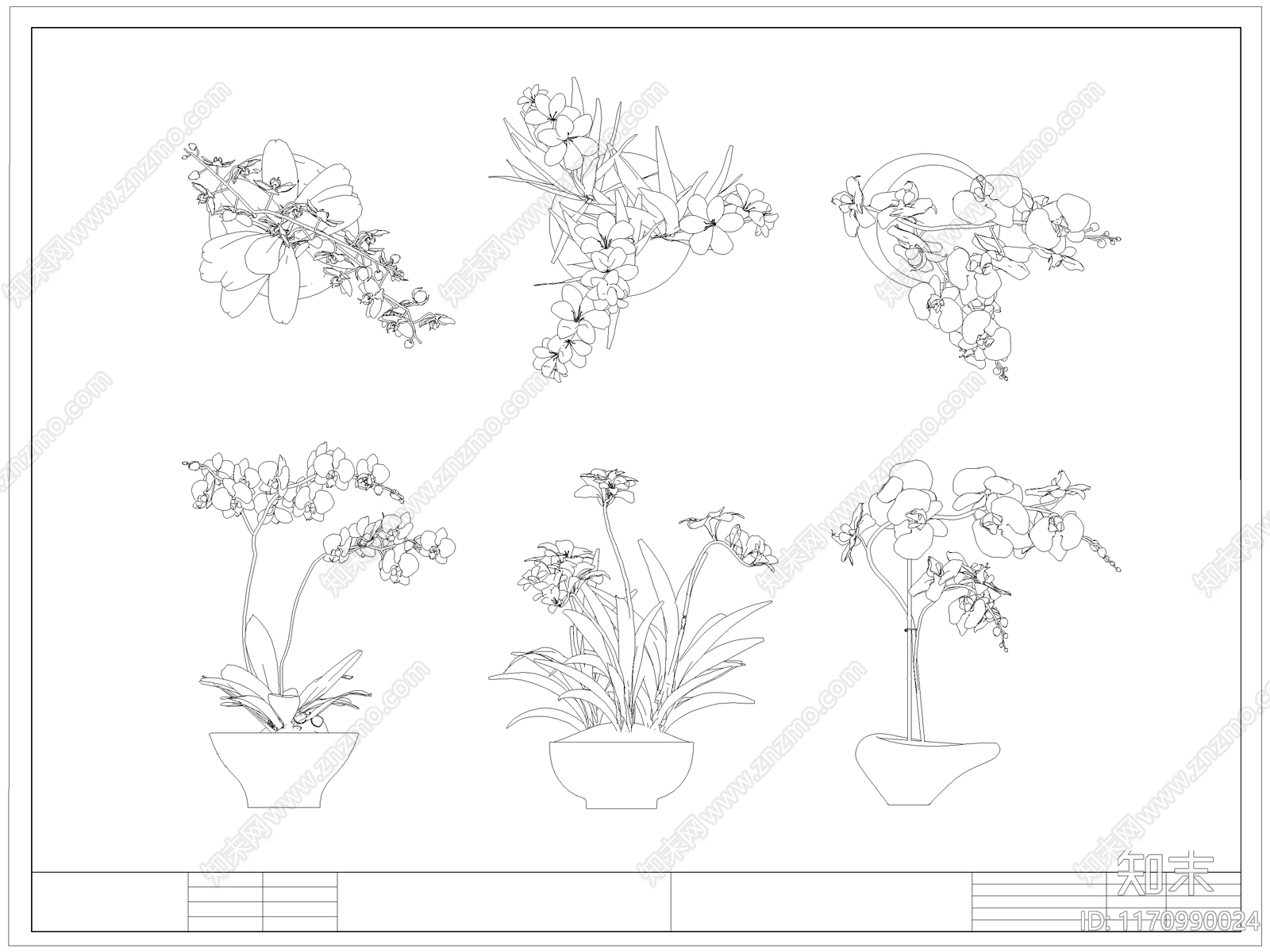现代综合植物图库cad施工图下载【ID:1170990024】
