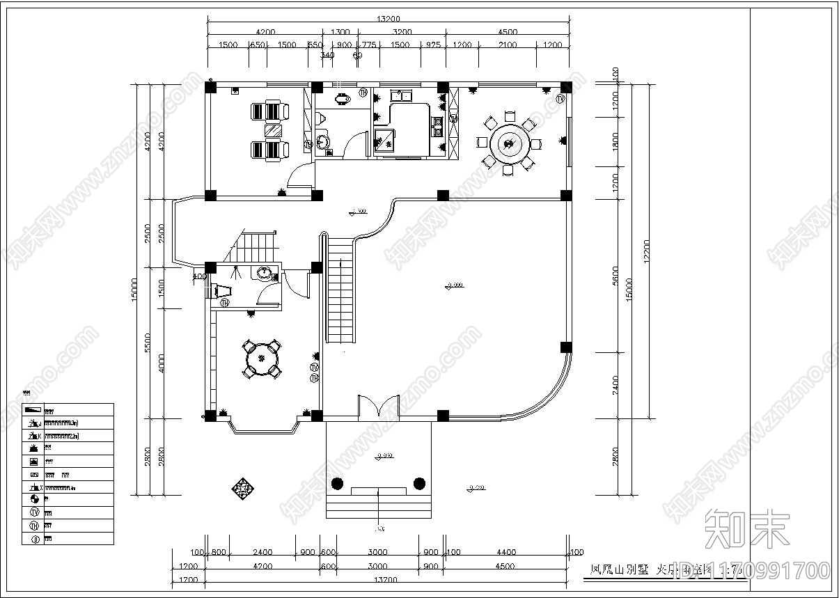 新中式中式整体家装空间cad施工图下载【ID:1170991700】