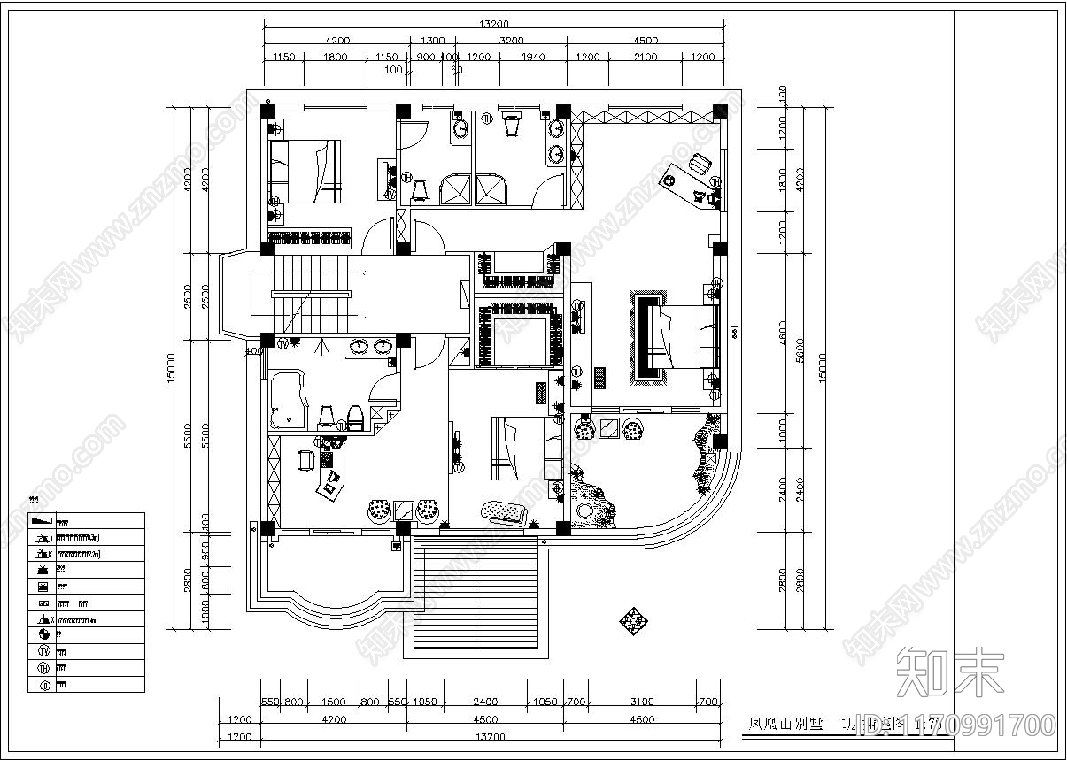 新中式中式整体家装空间cad施工图下载【ID:1170991700】