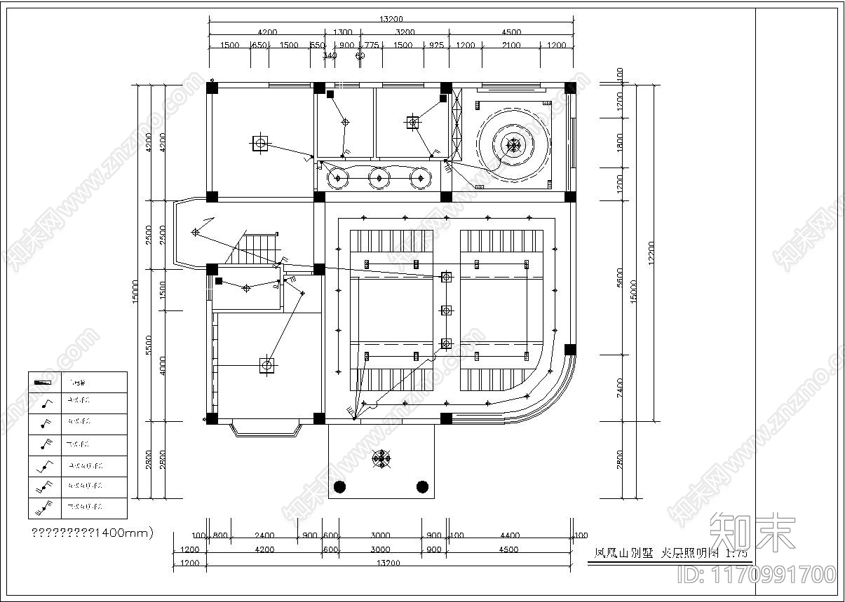 新中式中式整体家装空间cad施工图下载【ID:1170991700】