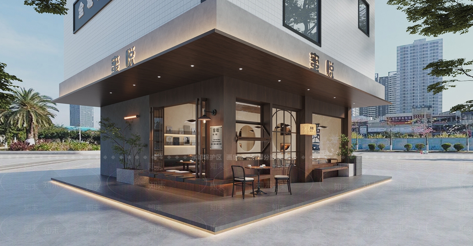 现代中古咖啡厅3D模型下载【ID:1170992817】
