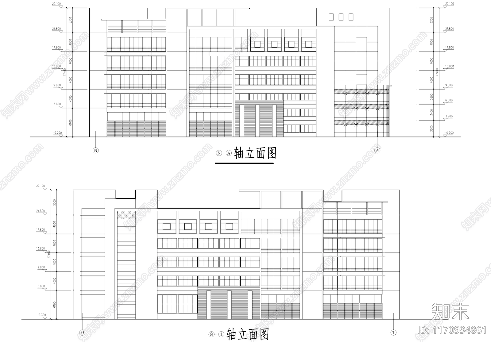 现代厂房施工图下载【ID:1170994861】