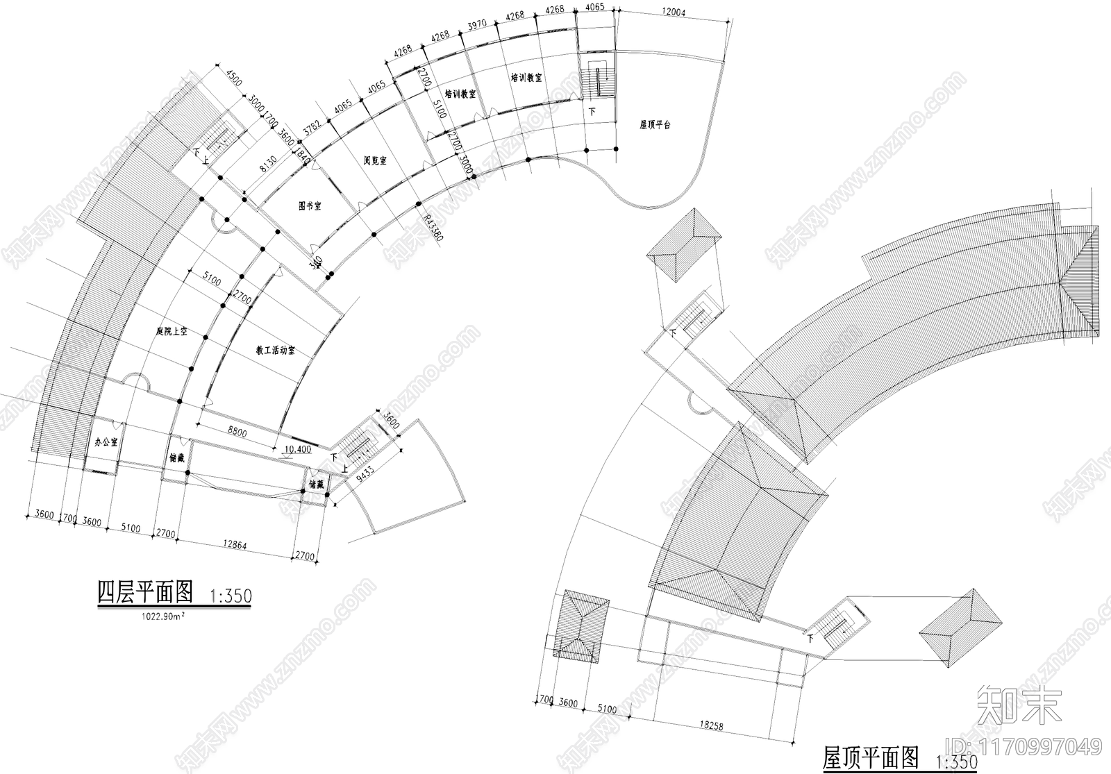 欧式幼儿园建筑施工图下载【ID:1170997049】