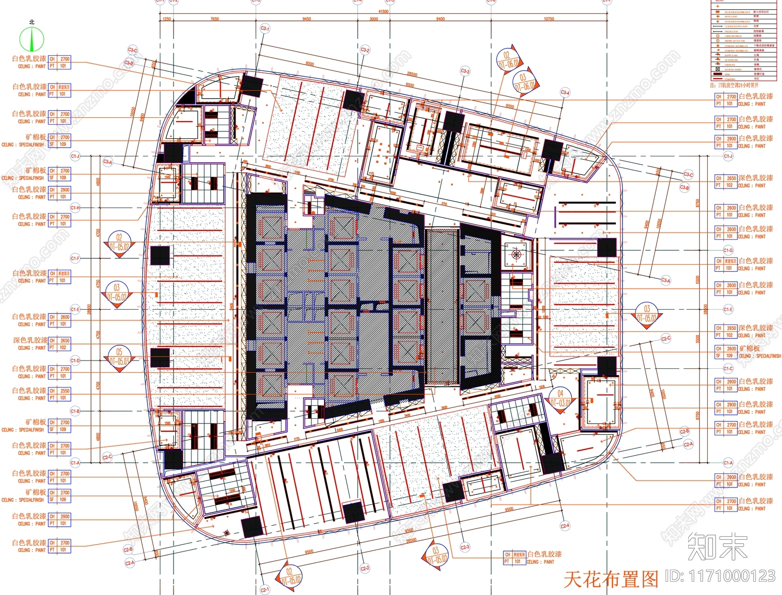 现代工装图库施工图下载【ID:1171000123】