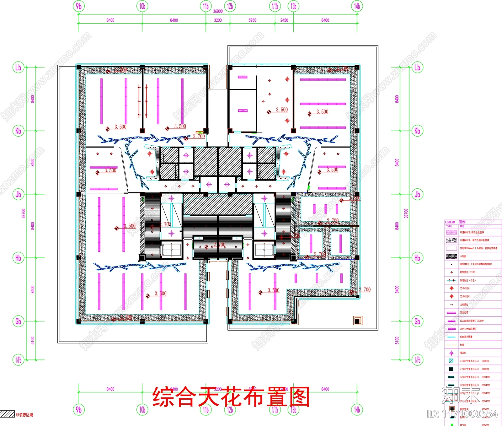现代工装图库cad施工图下载【ID:1171000554】