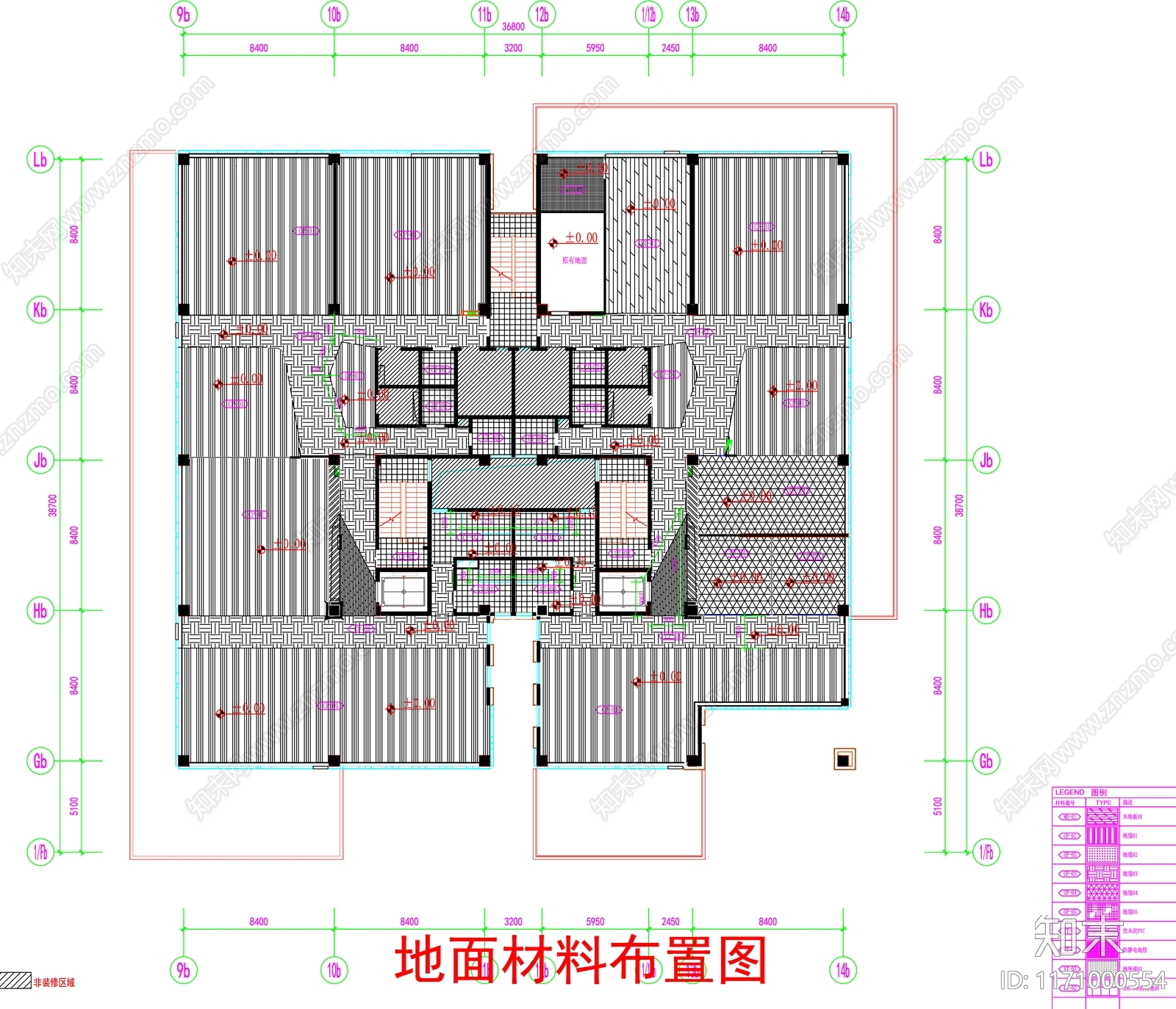 现代工装图库cad施工图下载【ID:1171000554】
