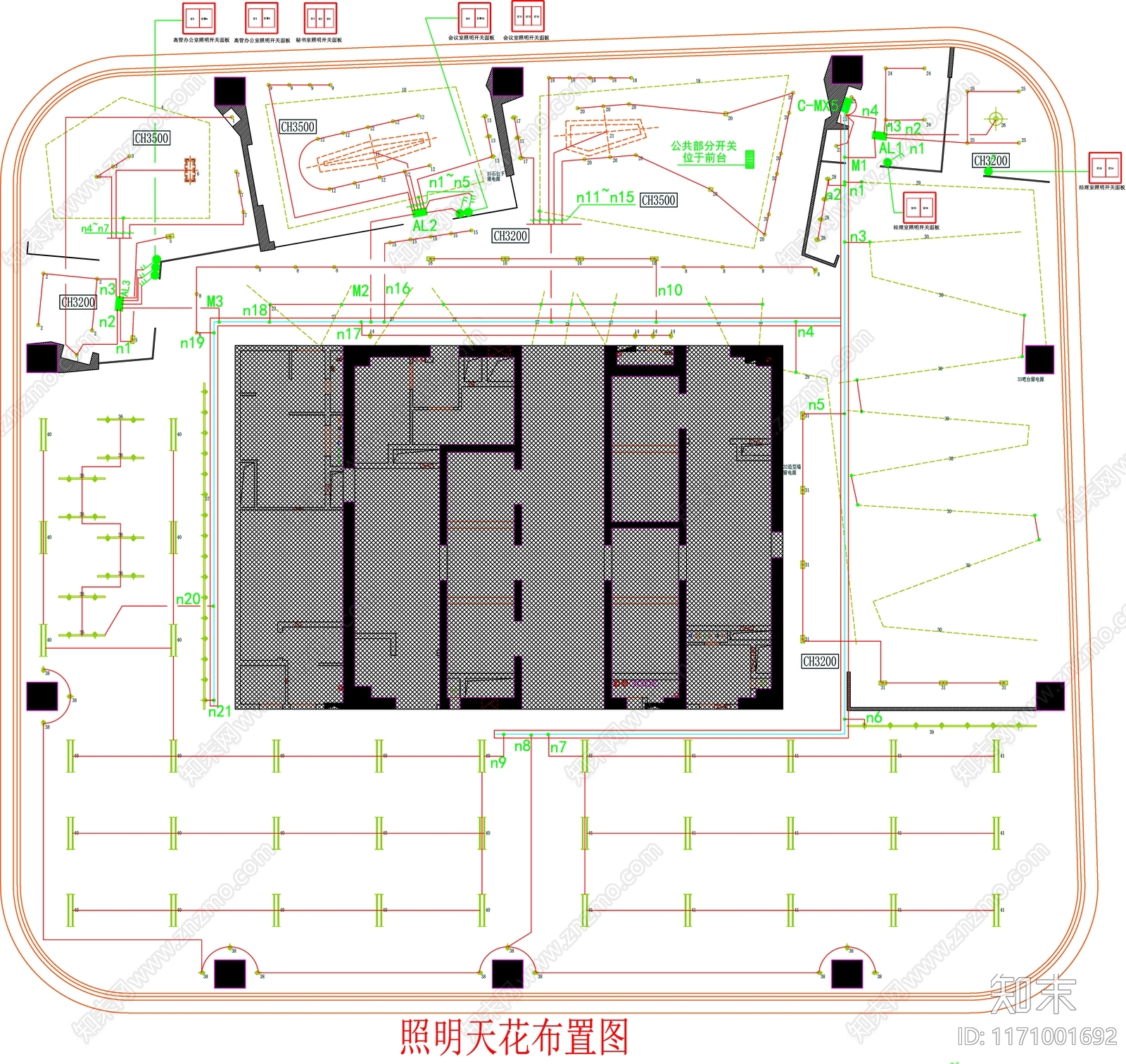 现代工装图库cad施工图下载【ID:1171001692】