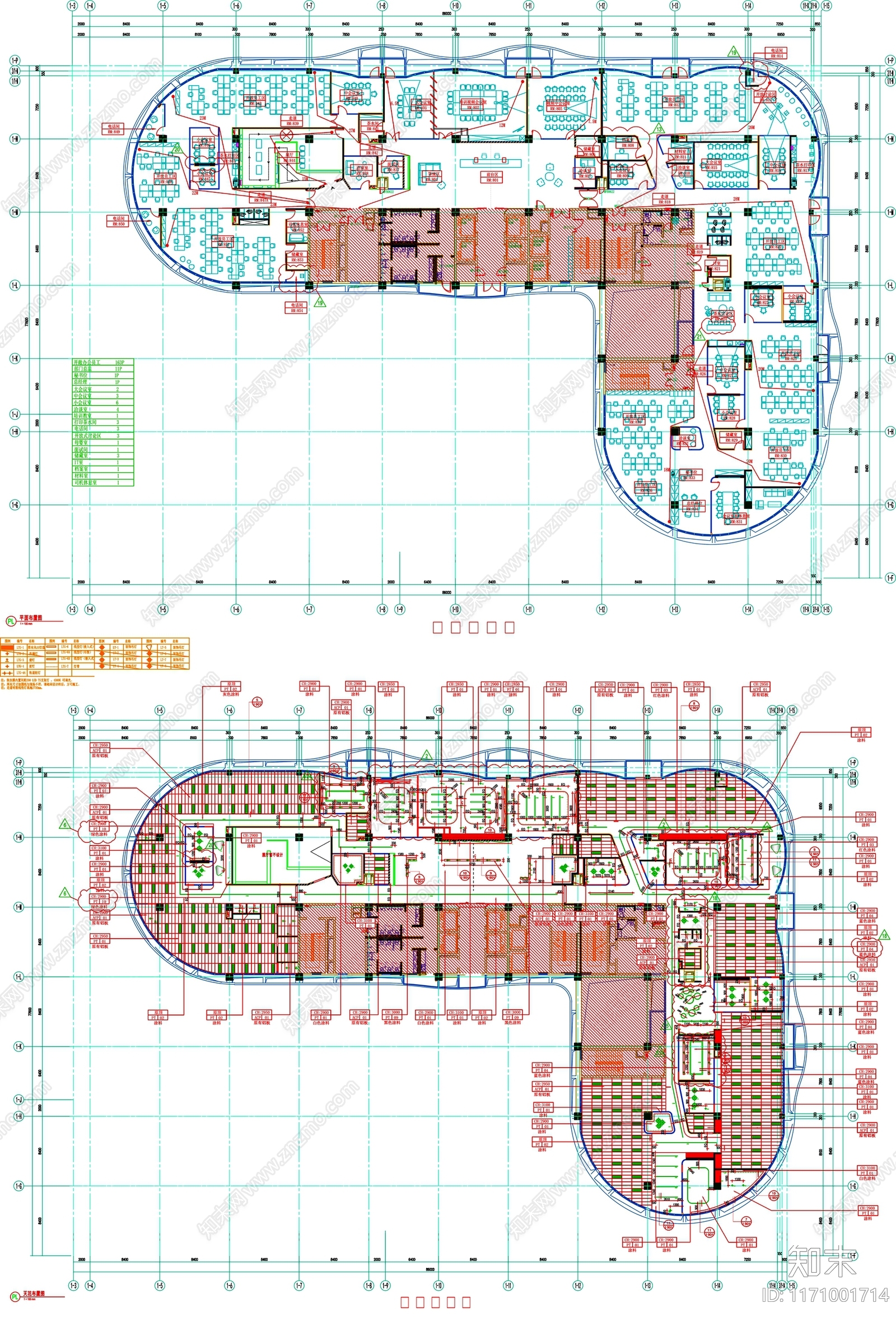 现代工装图库施工图下载【ID:1171001714】