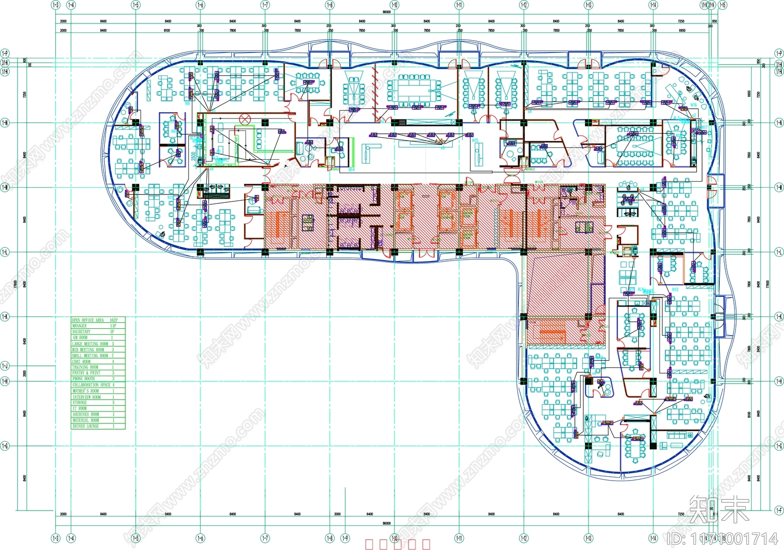 现代工装图库cad施工图下载【ID:1171001714】