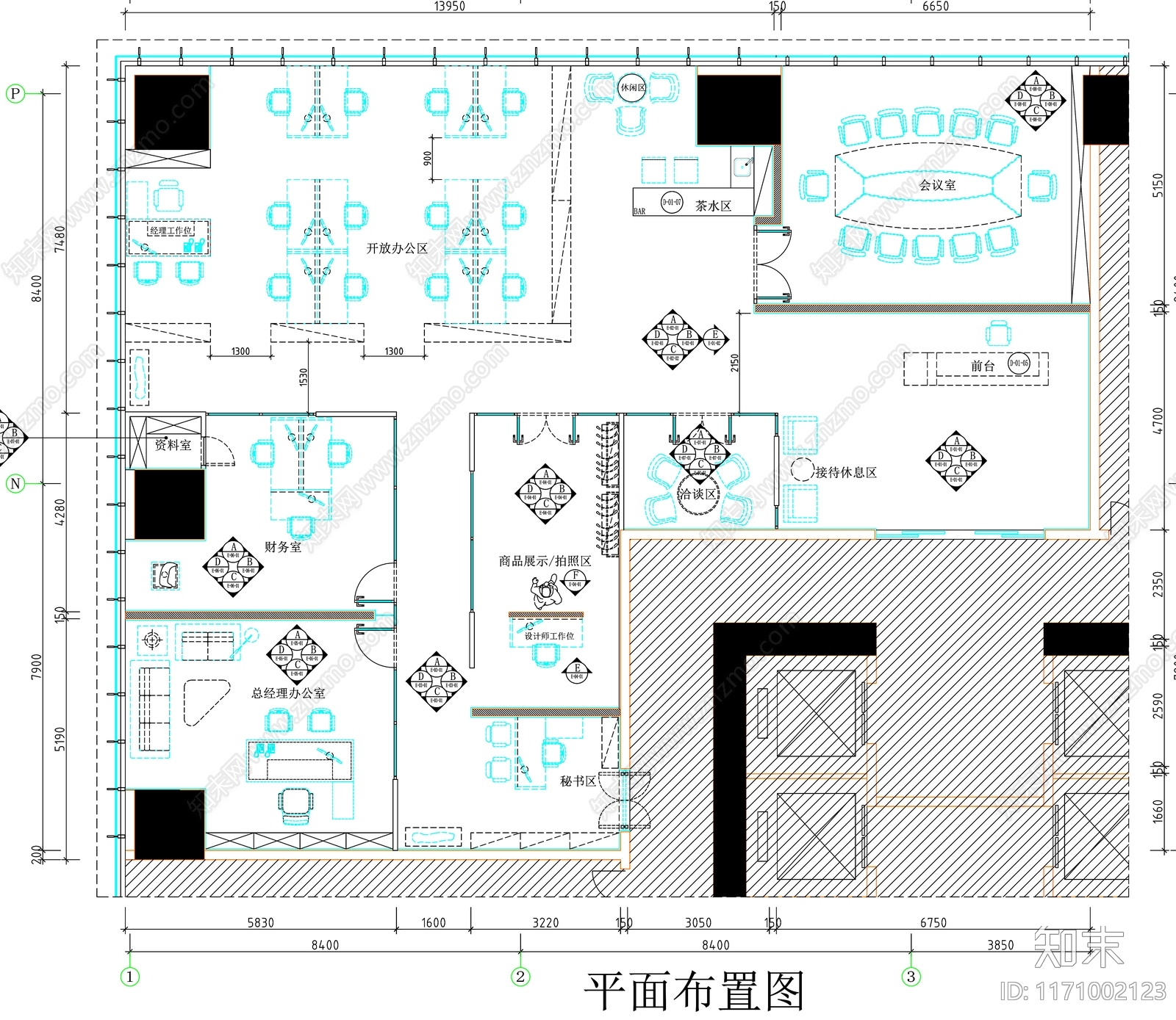 现代工装图库施工图下载【ID:1171002123】