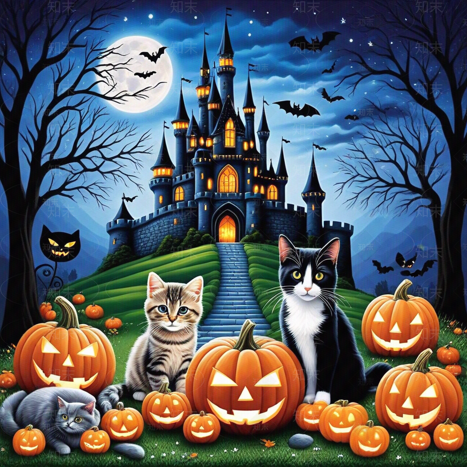 现代美式壁纸贴图下载【ID:1171007070】