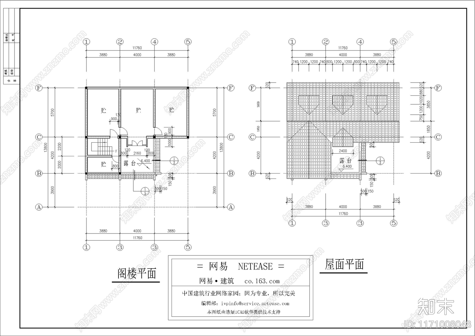 现代别墅建筑cad施工图下载【ID:1171008048】