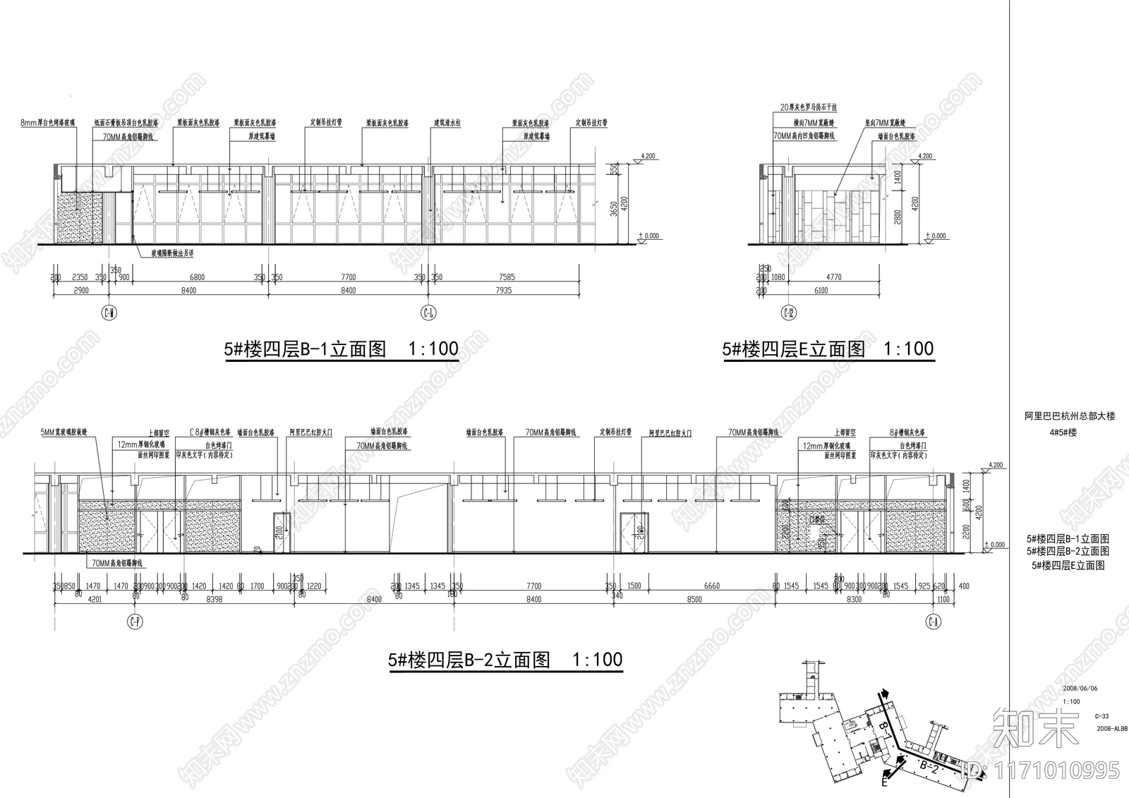 现代整体办公空间cad施工图下载【ID:1171010995】