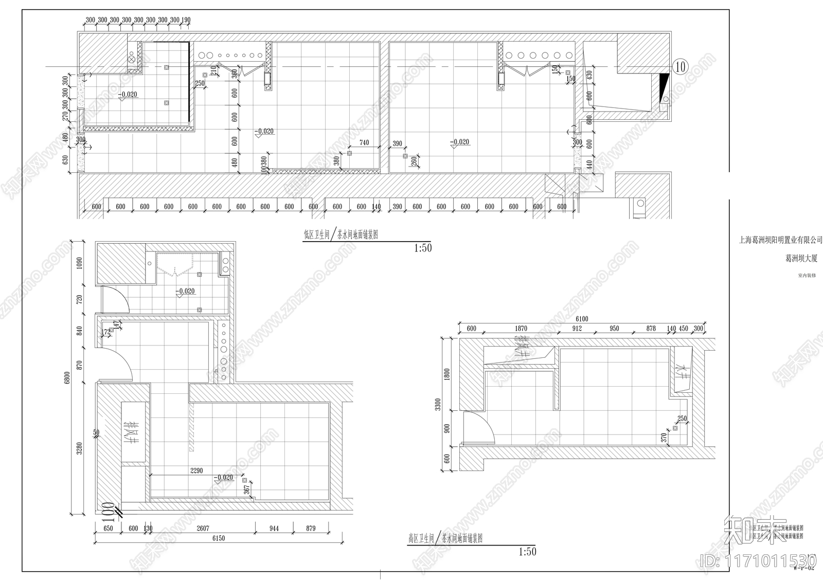 现代整体办公空间cad施工图下载【ID:1171011530】