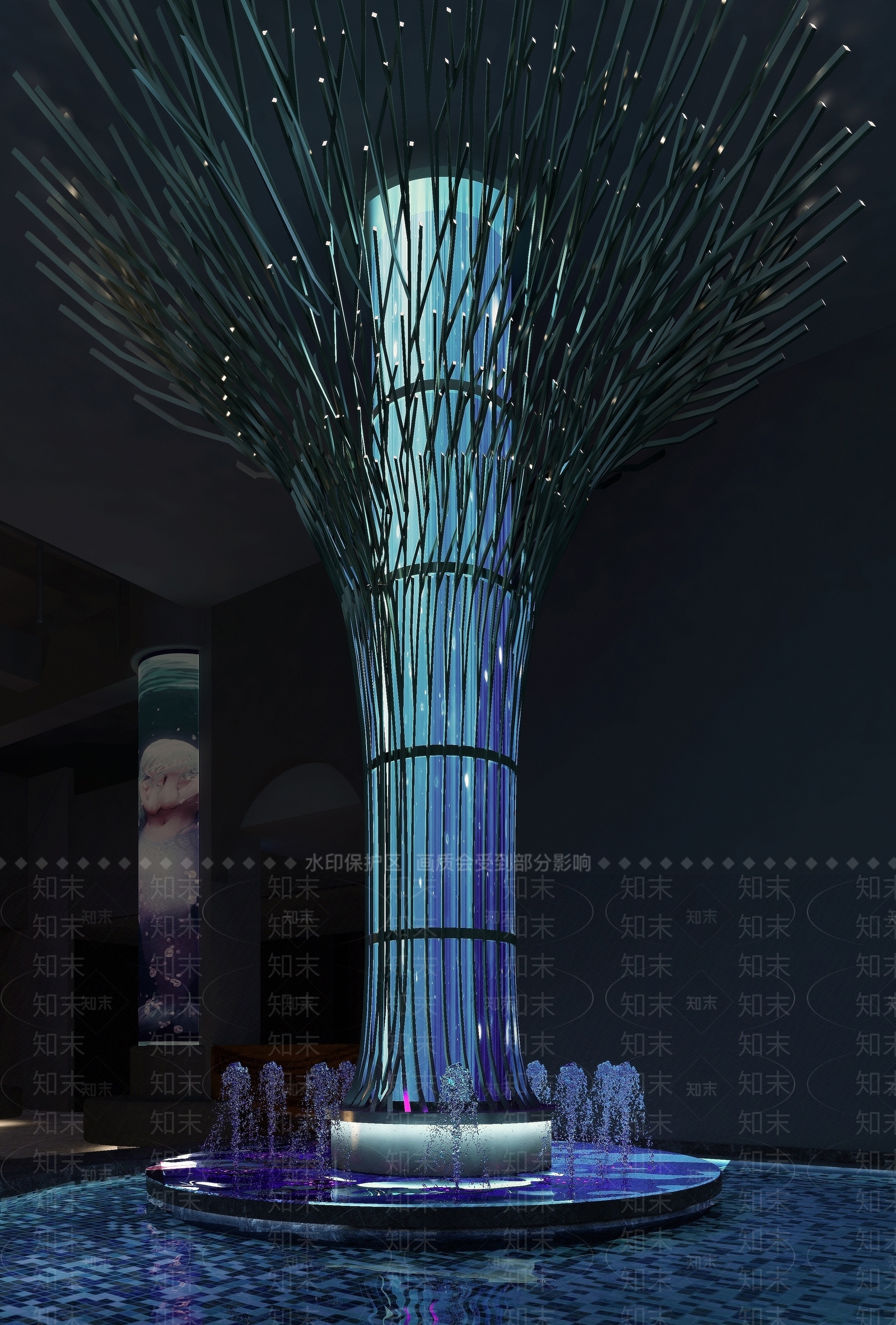 现代足浴店3D模型下载【ID:1171014753】