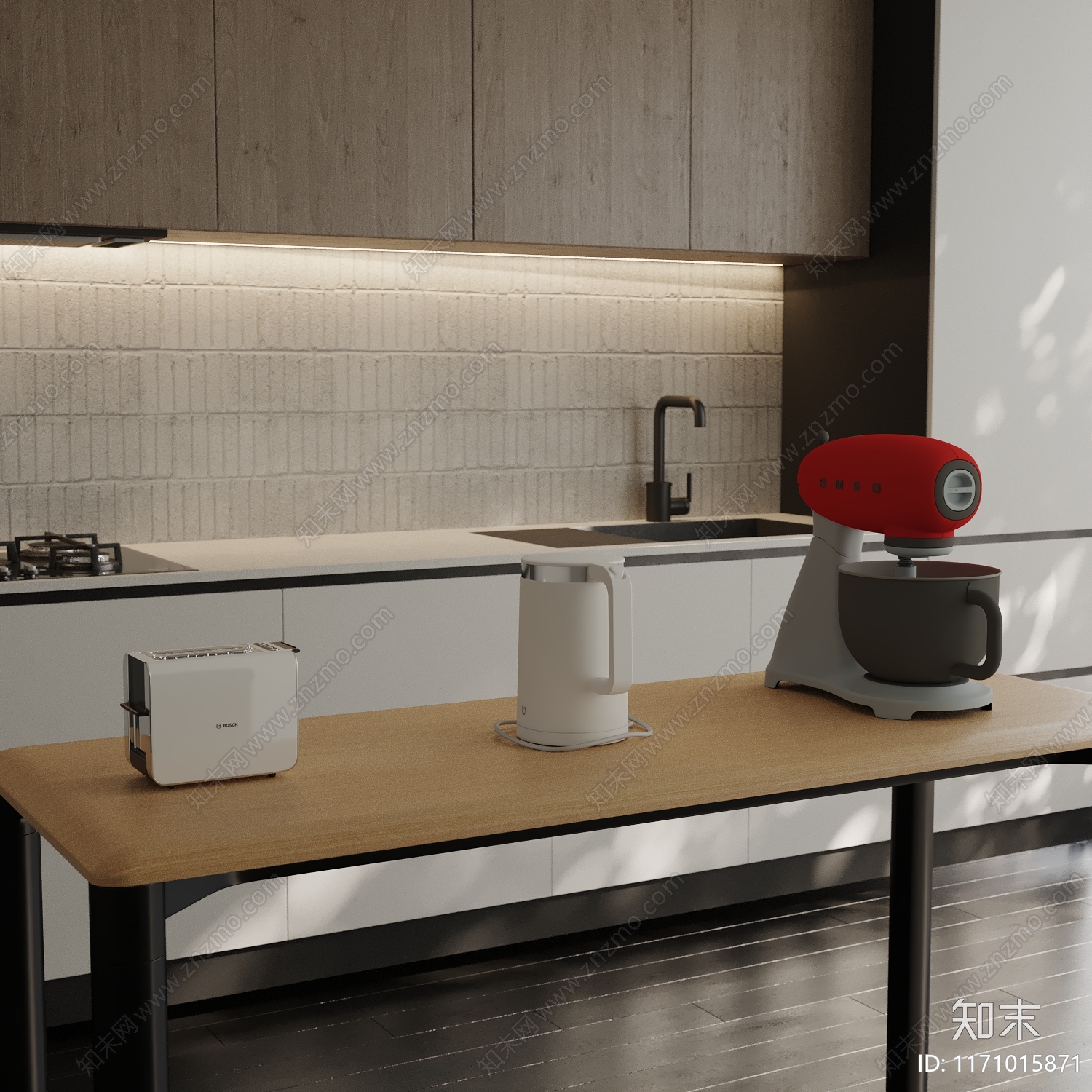 厨房用品3D模型下载【ID:1171015871】