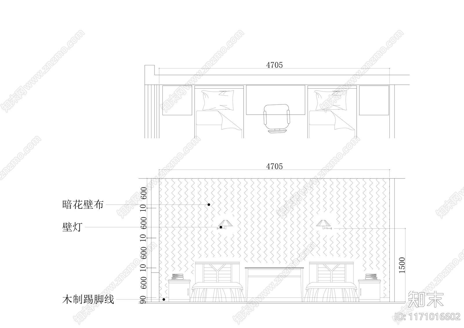 现代整体办公空间cad施工图下载【ID:1171016602】