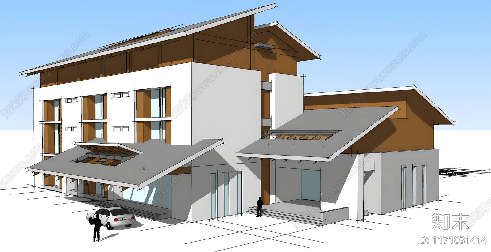 现代其他商业建筑cad施工图下载【ID:1171031414】