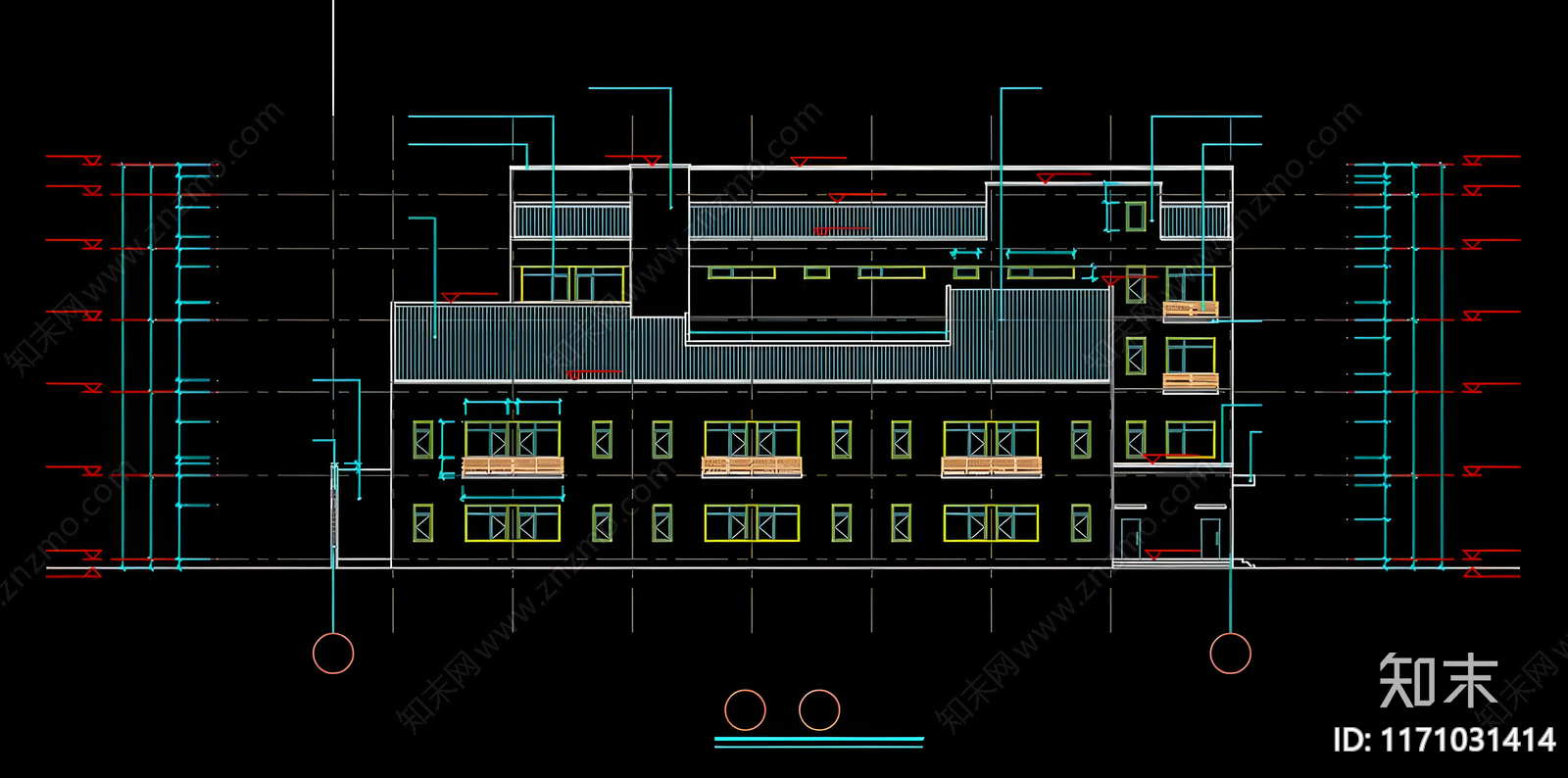 现代其他商业建筑cad施工图下载【ID:1171031414】