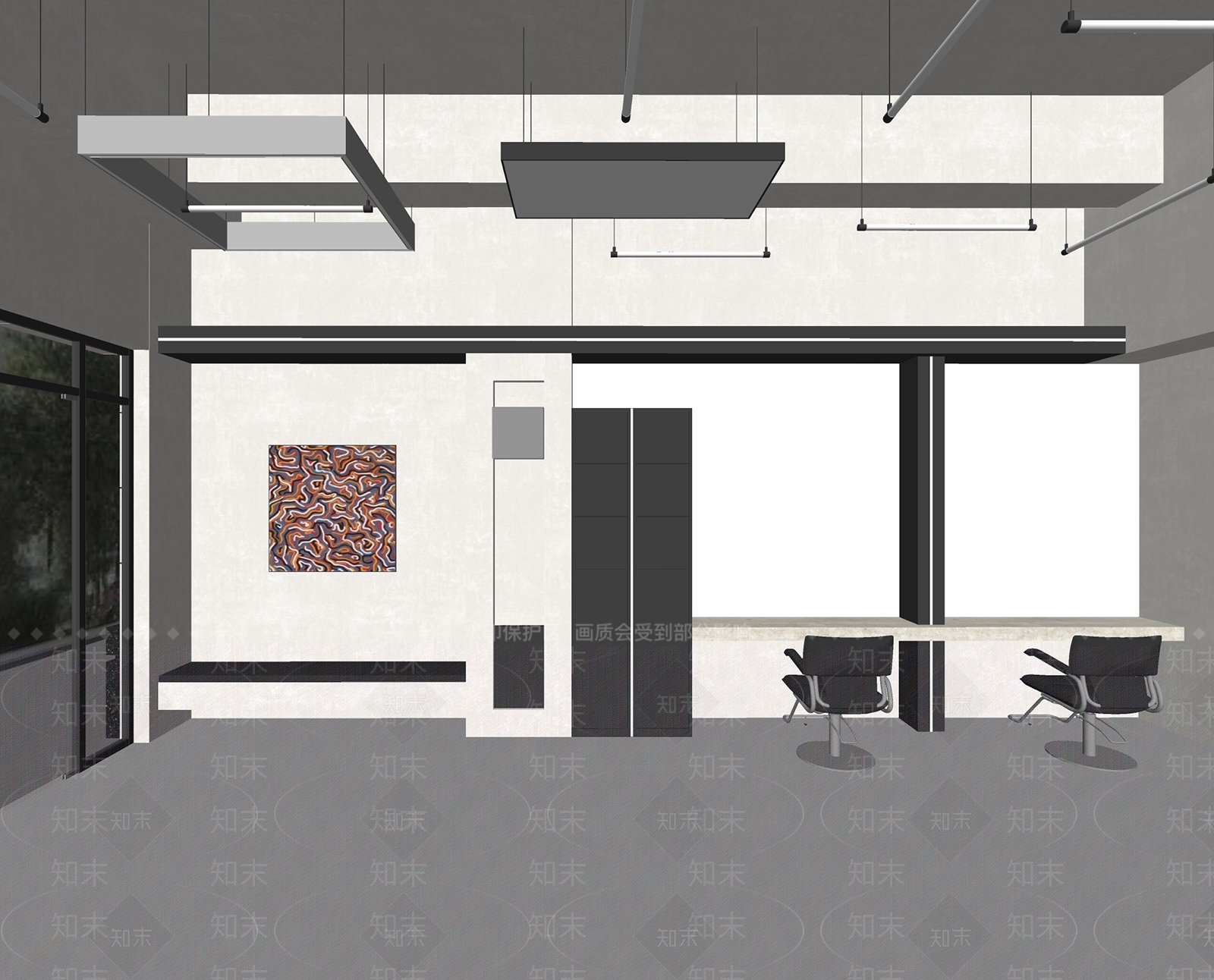 现代理发店SU模型下载【ID:1171032944】