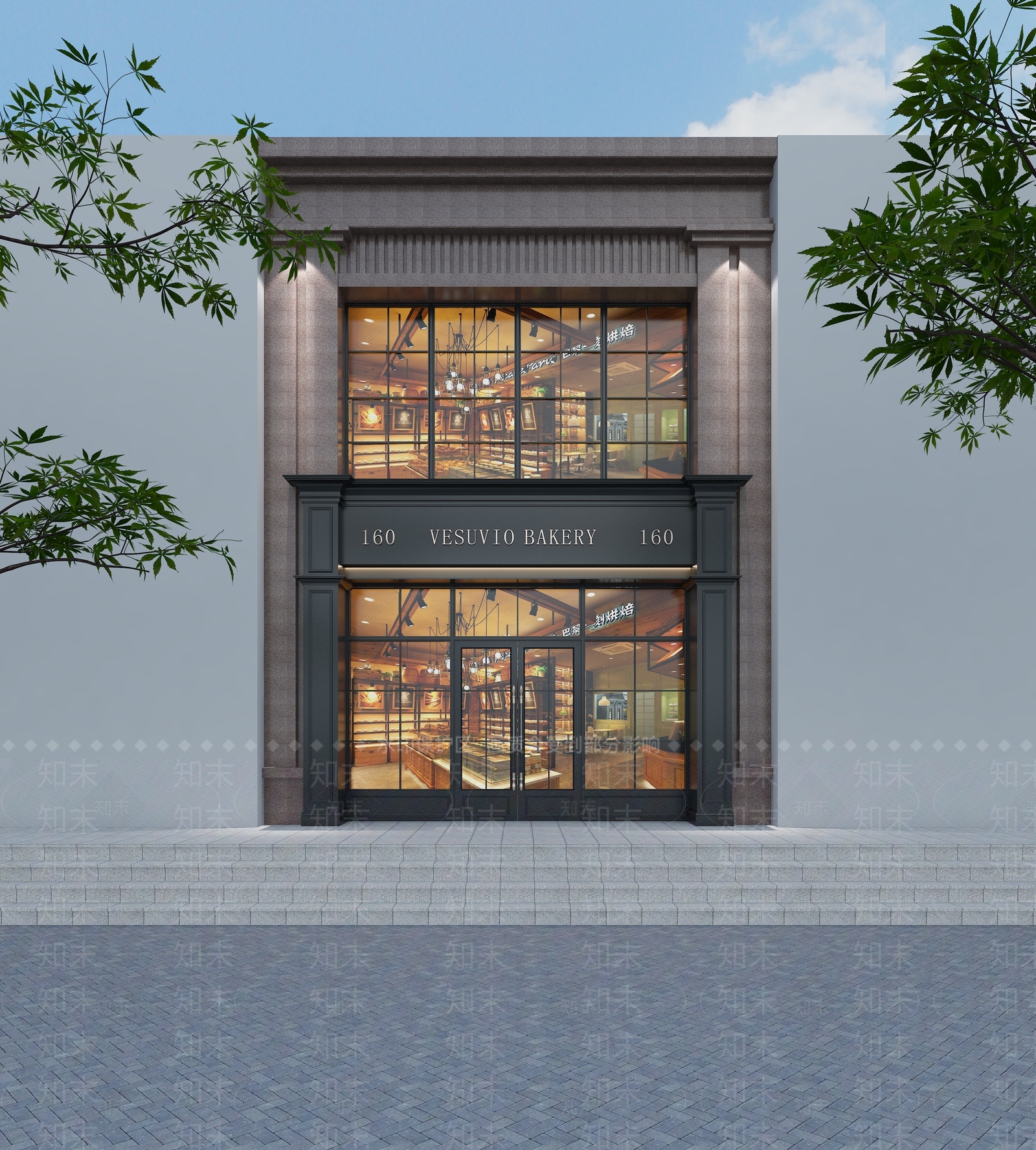 欧式法式甜品面包店3D模型下载【ID:1171033161】