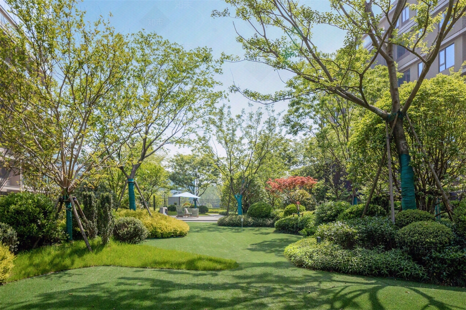 现代小区外景贴图下载【ID:1171033500】