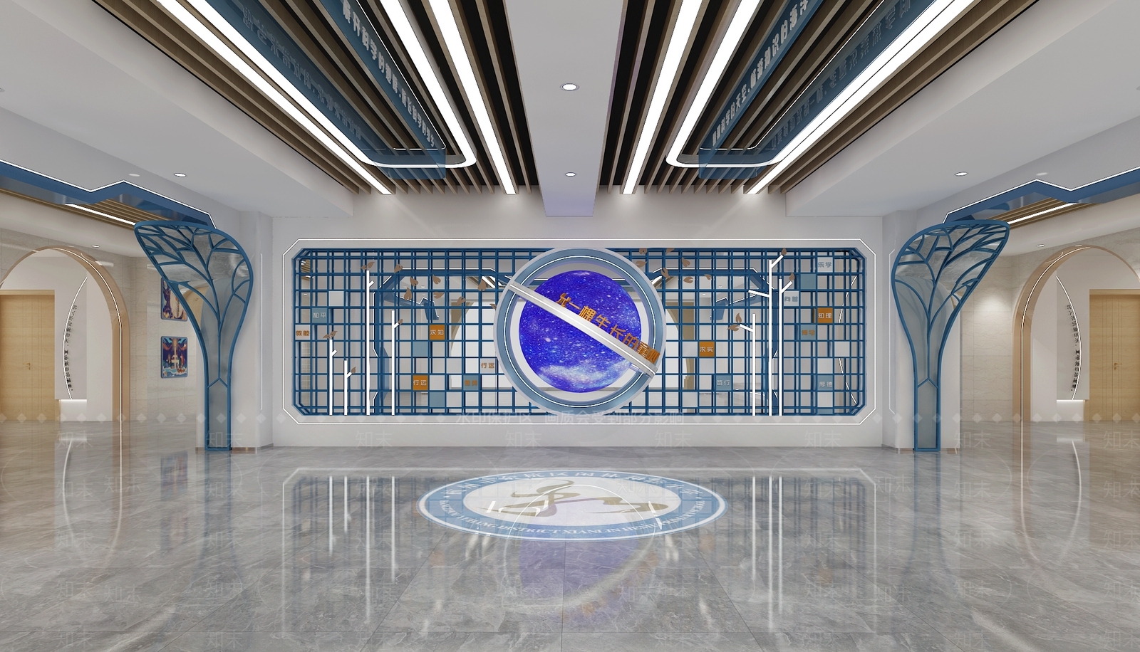 现代其他学校空间SU模型下载【ID:1171036618】