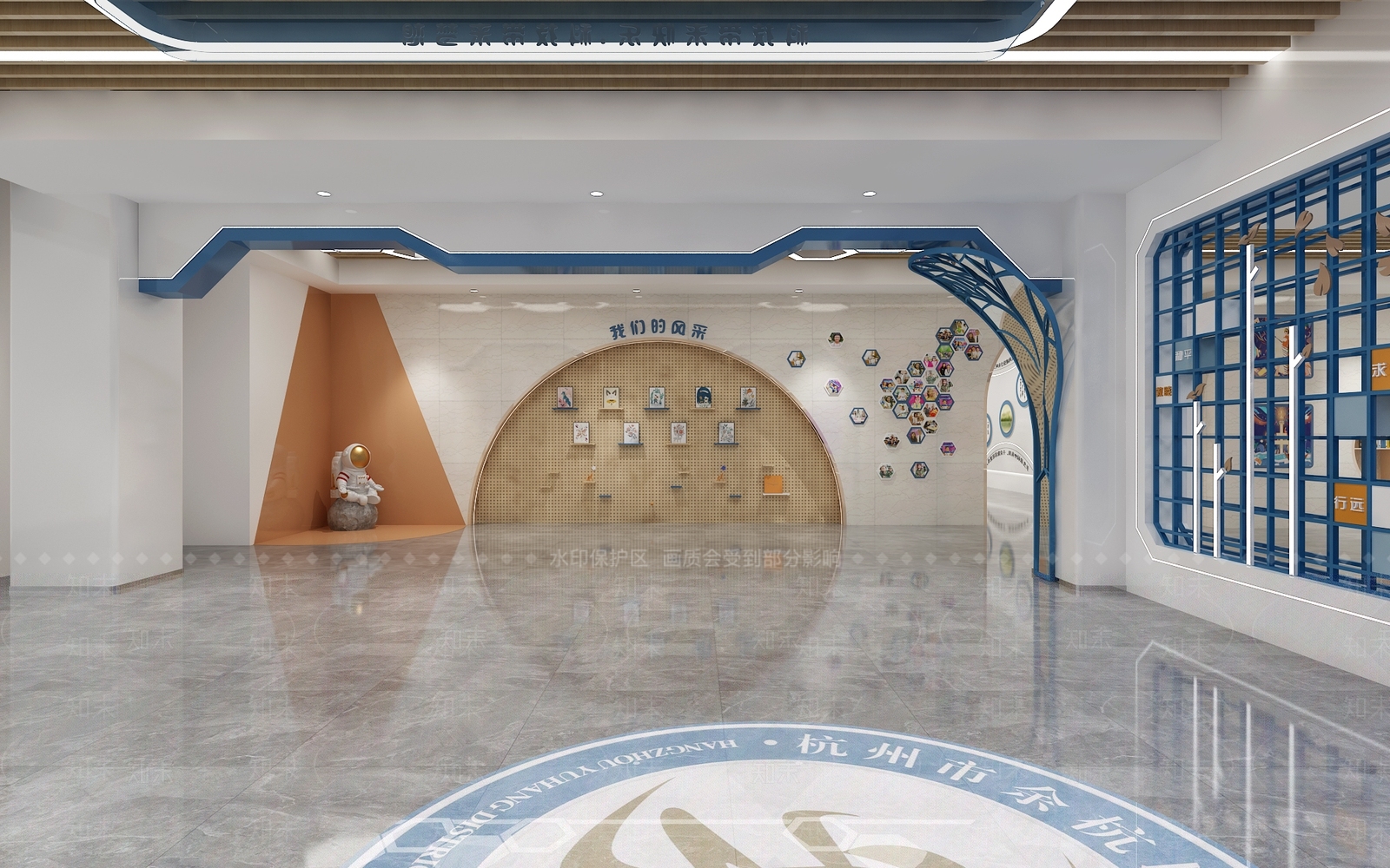 现代其他学校空间SU模型下载【ID:1171036618】
