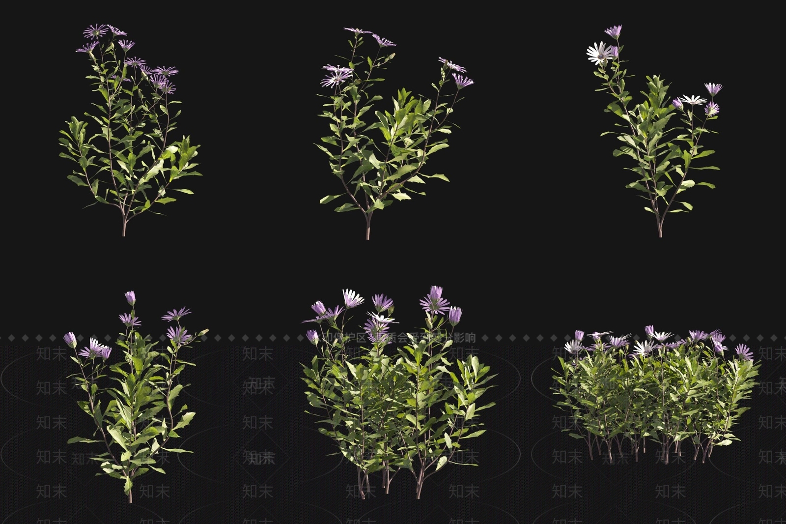 花草组合3D模型下载【ID:1171047776】