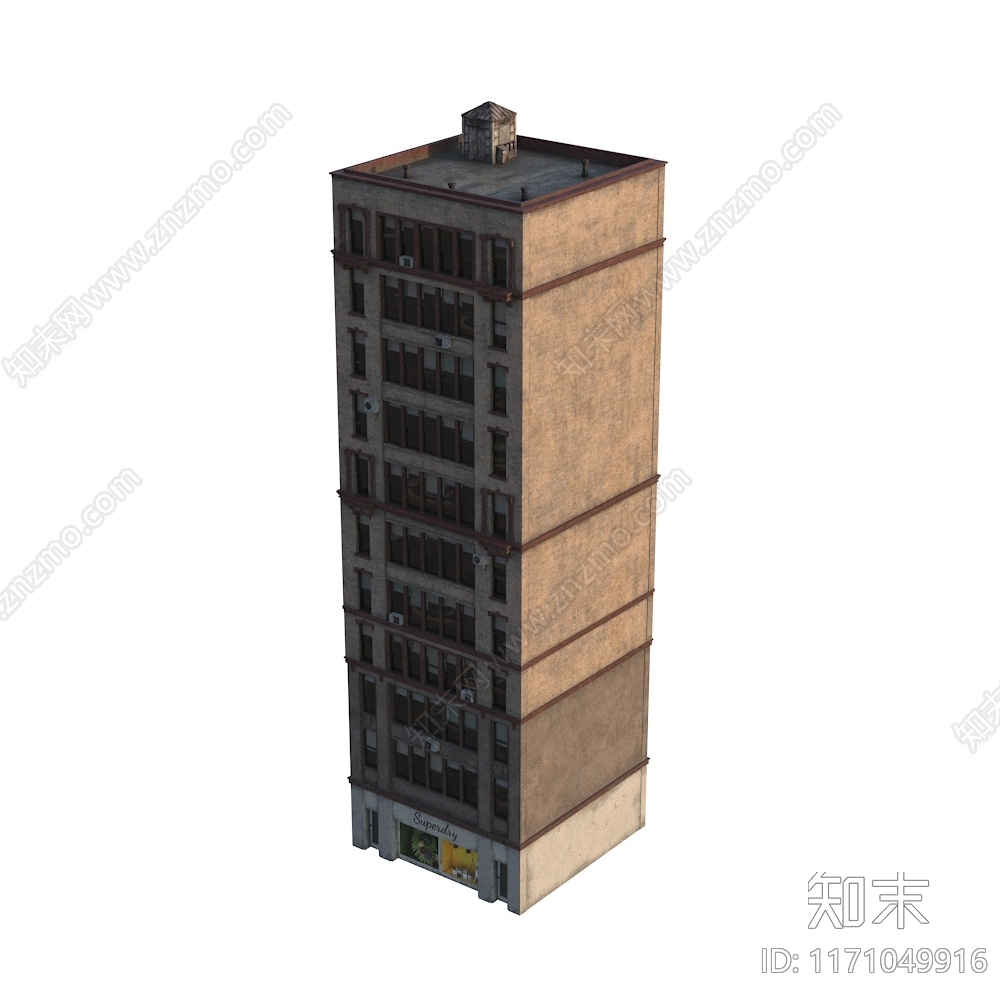 欧式美式其他商业建筑3D模型下载【ID:1171049916】