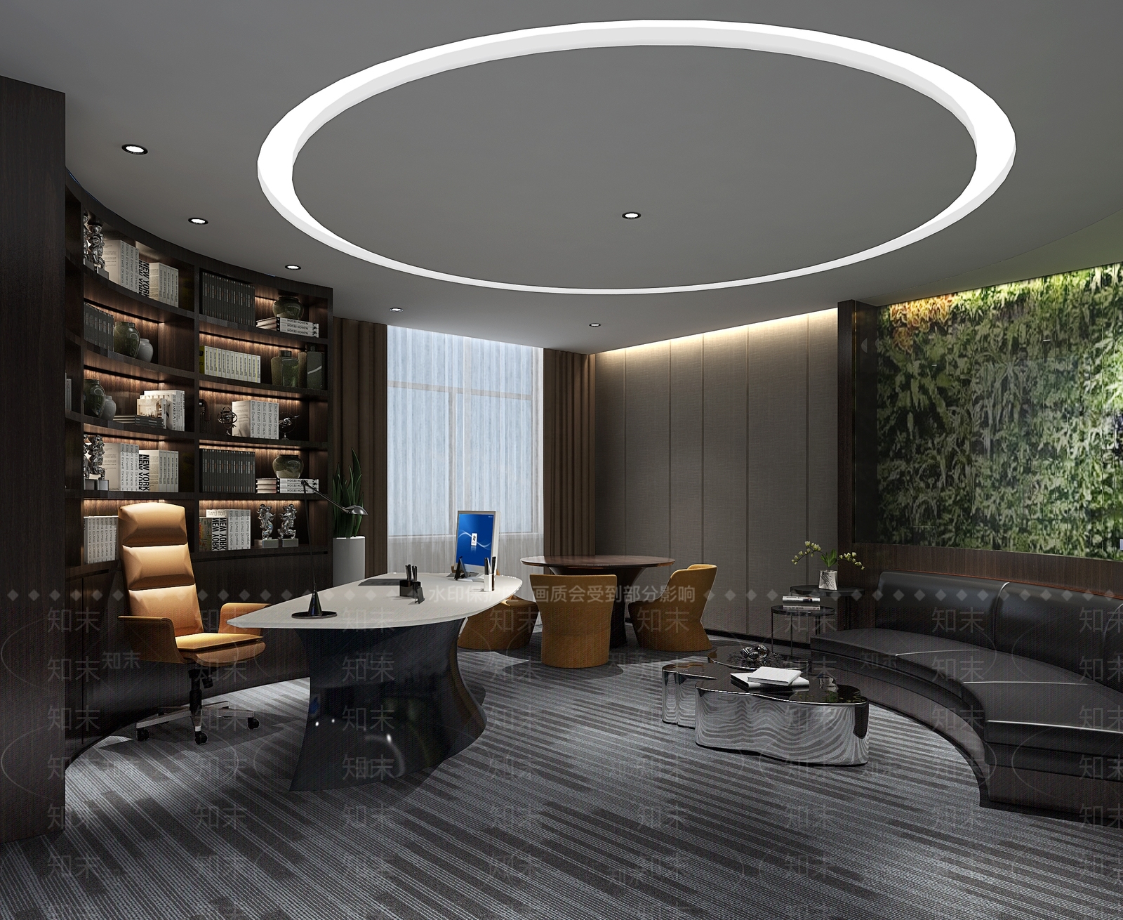现代办公室3D模型下载【ID:1171052945】