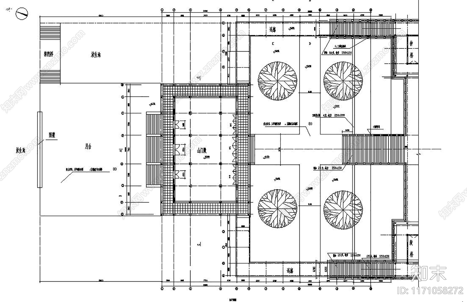 中式古建cad施工图下载【ID:1171058272】