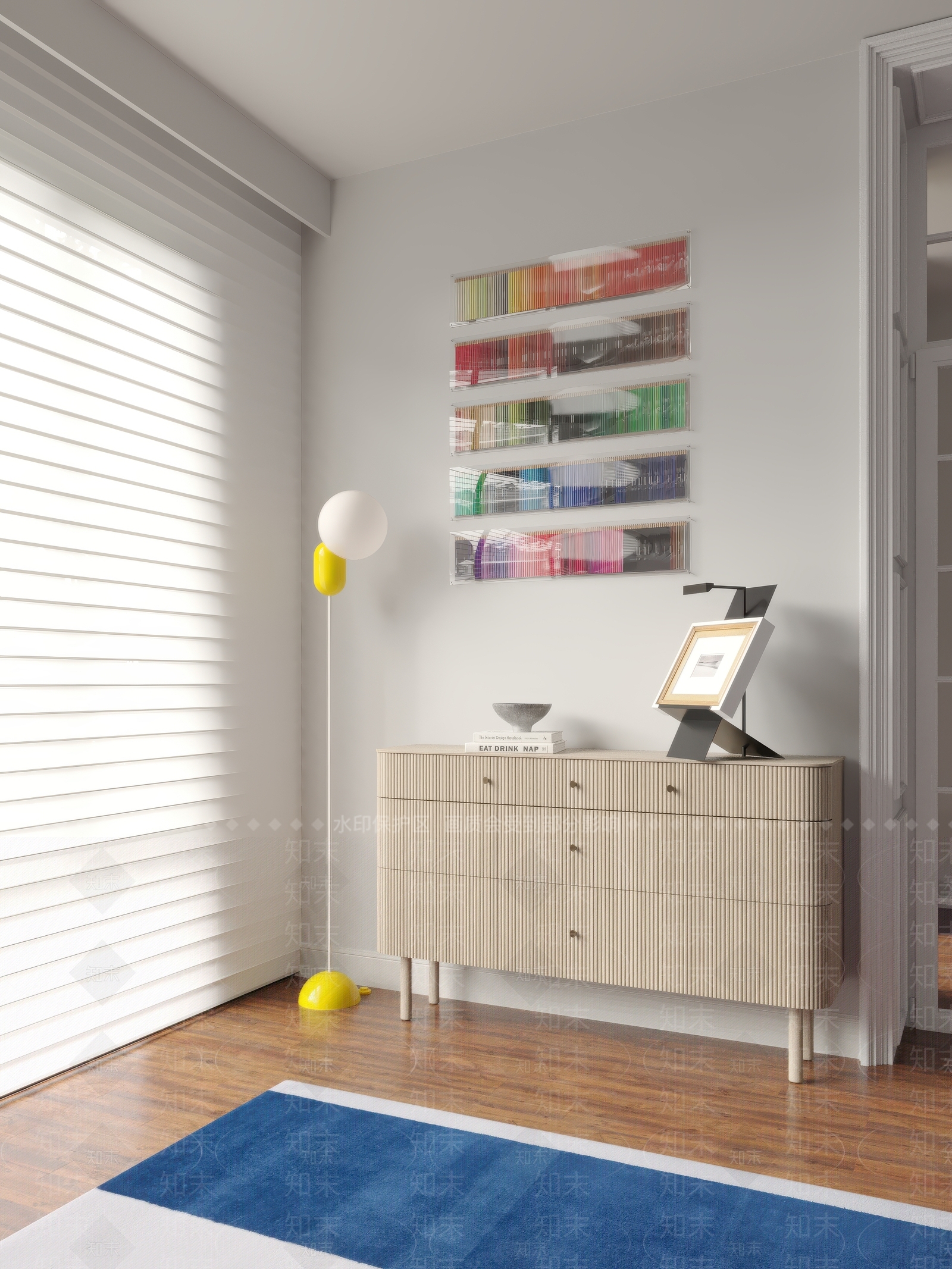 现代玄关柜3D模型下载【ID:1171059729】
