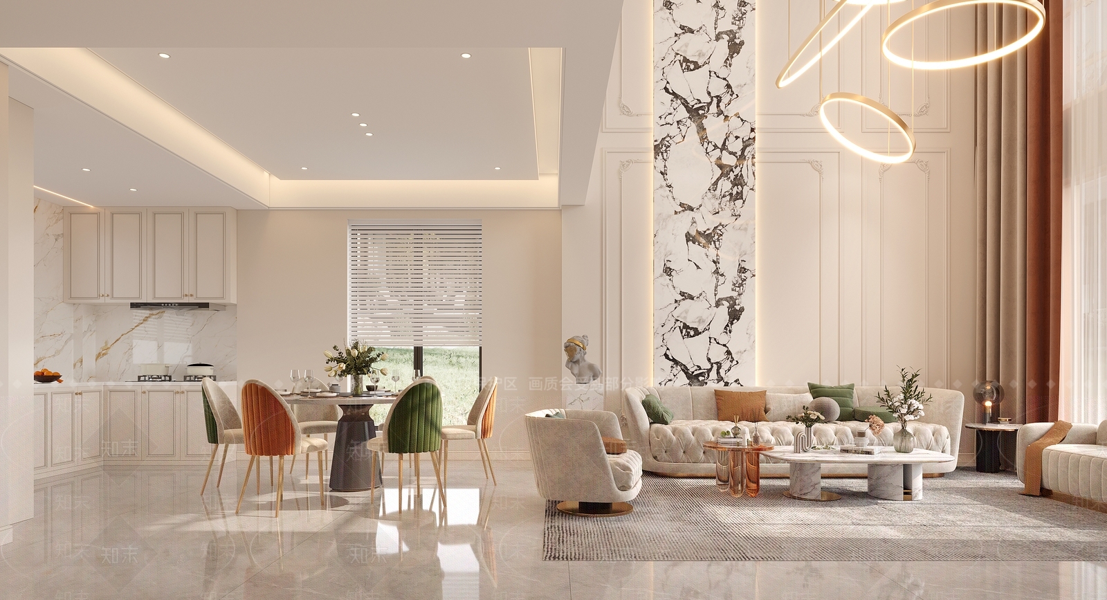 法式玄关3D模型下载【ID:1214740559】