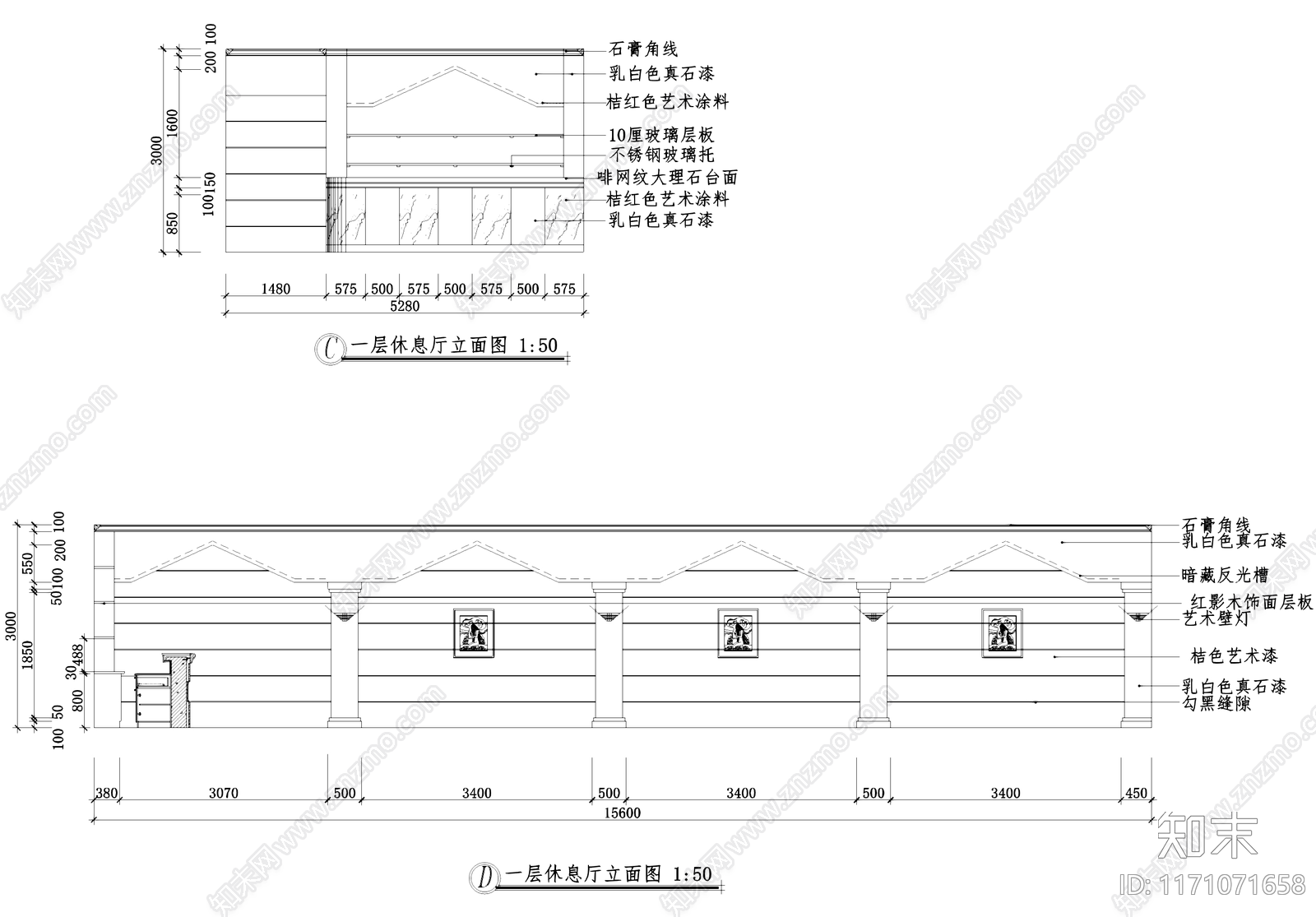 欧式洗浴中心施工图下载【ID:1171071658】