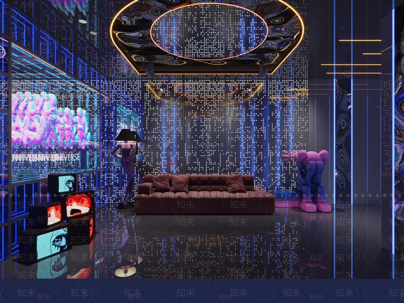现代酒吧3D模型下载【ID:1171085696】