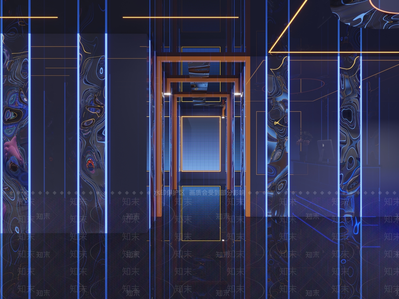 现代酒吧3D模型下载【ID:1171085696】