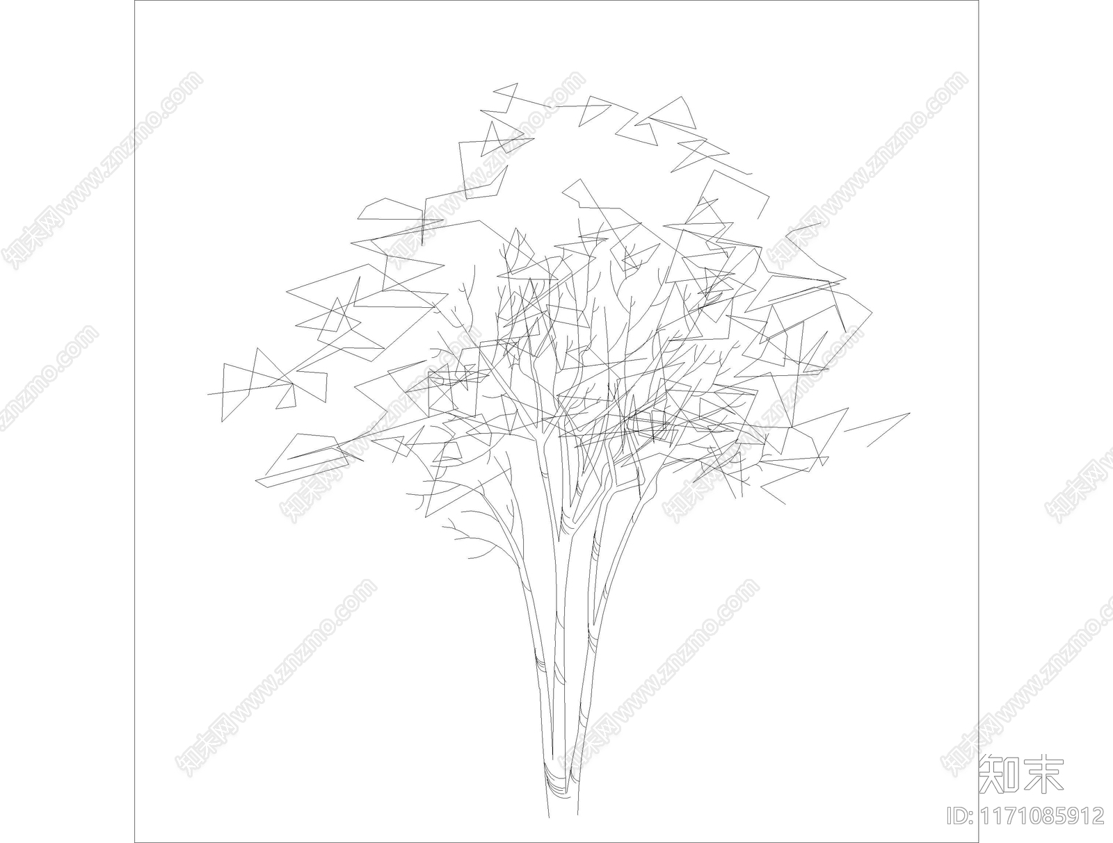 现代综合植物图库cad施工图下载【ID:1171085912】